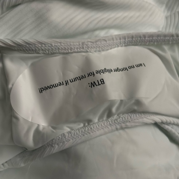 Andie Swim The Tulum One Piece LT Swimsuit White Ribbed Size XXL long torso NWT - Picture 4 of 7